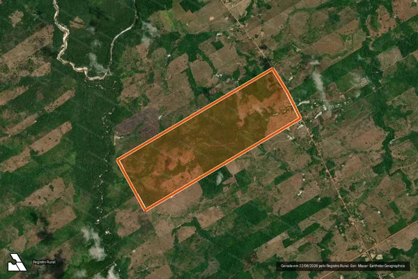 Imagem de satélite de FAZENDA KAROLINY II em ARAGUANÃ - MA
