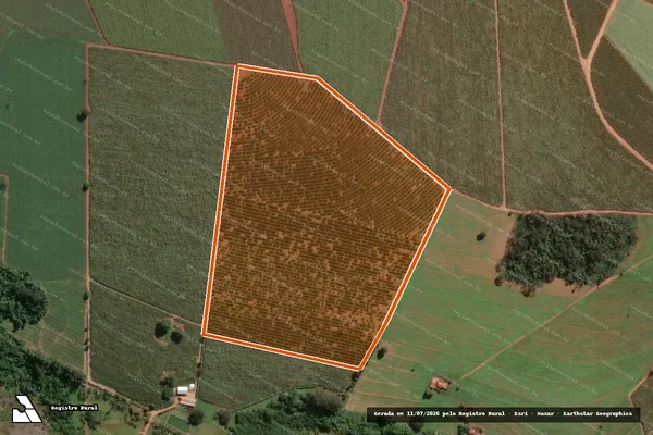 Imagem de satélite de Sitio Santa Rita em Leme - SP