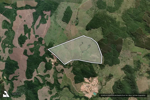 Imagem de satélite de Fazenda São Paulo em CANAVIEIRAS - BA