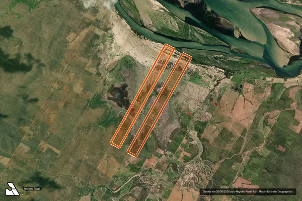 Imagem de satélite de Fazenda Duas Marias em PORTO DA FOLHA - SE