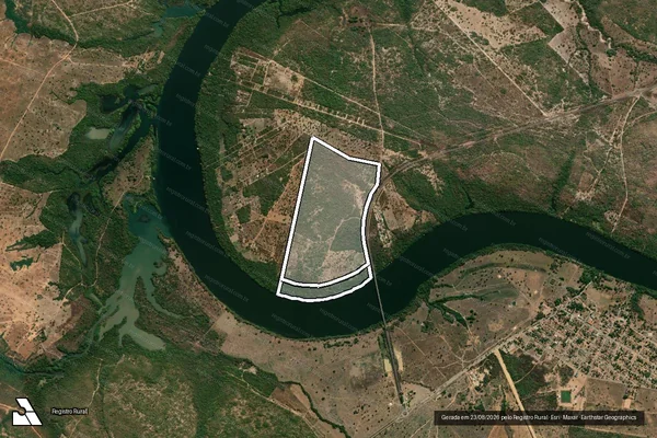 Imagem de satélite de Fazenda Ponte Alta em PARANÃ - TO