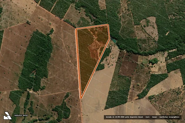 Imagem de satélite de FAZENDA PULUCENA em GURUPI - TO