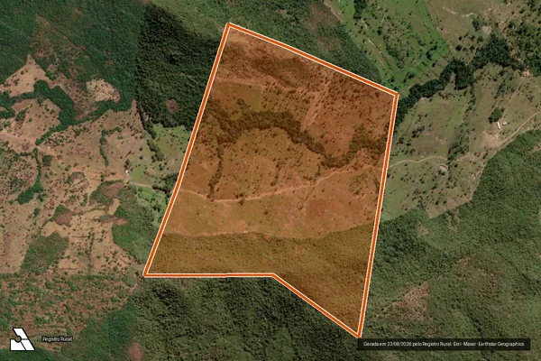 Imagem de satélite de FAZENDA SANTA MARIA em Guaraí - TO