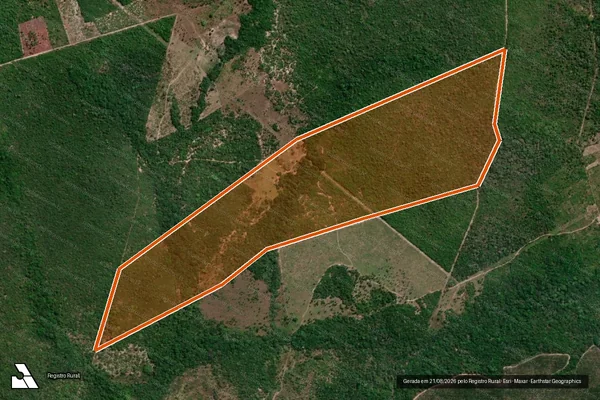 Imagem de satélite de Fazenda P e G em ARAGUATINS - TO