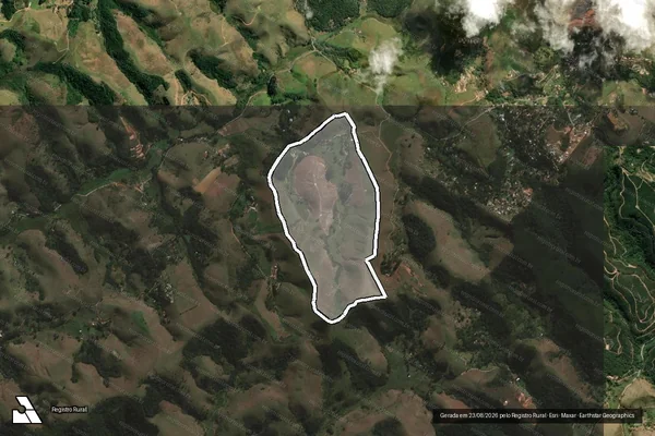 Imagem de satélite de Fazenda Santa Monica em SÃO JOSÉ DOS CAMPOS - SP