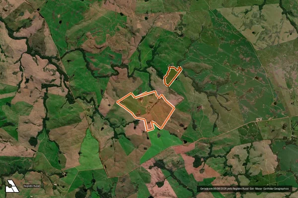 Imagem de satélite de Coqueiro Gleba 04 - Mat 17735 em JÚLIO DE CASTILHOS - RS