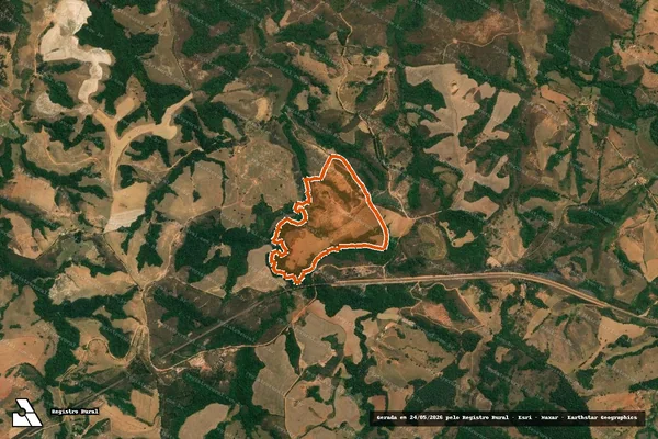 Imagem de satélite de RETIRINHO E MANGUARA em SÃO JOÃO DEL REI - MG