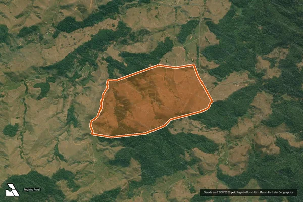 Imagem de satélite de Fazenda Lorena em RIO CLARO - RJ