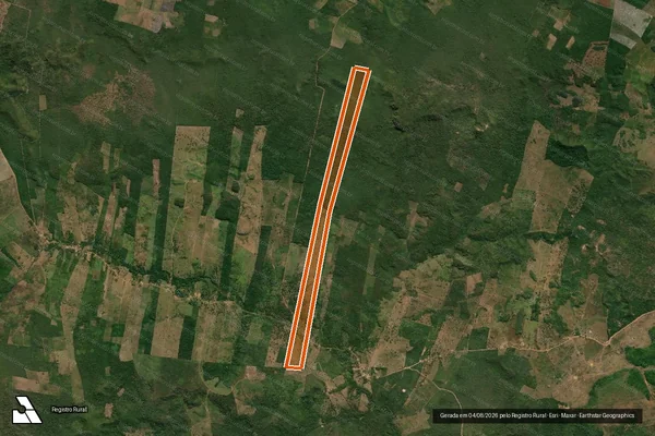 Imagem de satélite de FAZENDA LAGOINHA em TUNTUM - MA