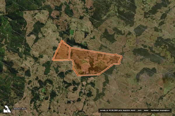 Imagem de satélite de INVERNADA DA VESPEIRA E VINOCO em PAINEL - SC