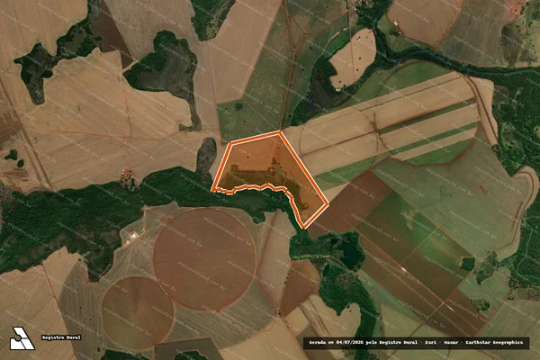 Imagem de satélite de FAZENDA VELHA em PARAÚNA - GO