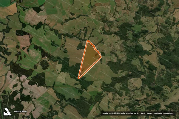 Imagem de satélite de Parte Fazenda TrÃÂªs CapÃÂµes em MANGUEIRINHA - PR