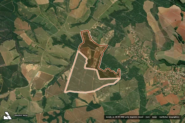 Imagem de satélite de Fazenda Boa Vista em SARAPUÍ - SP