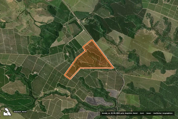 Imagem de satélite de Fazenda Santa Terezinha em ITABELA - BA