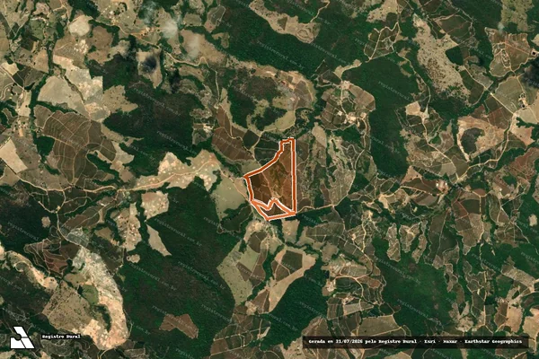 Imagem de satélite de Fazenda Kennedy Souza em PASSOS - MG