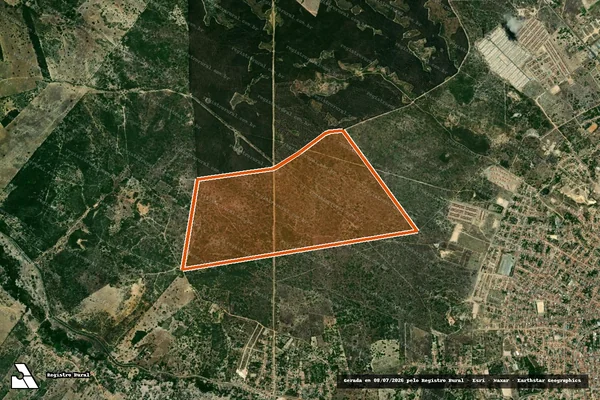 Imagem de satélite de Fazenda Reunidas Porto Feliz em ALAGOINHAS - BA