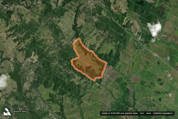 Imagem de satélite de Fazenda Muribeca em SANTO AMARO - BA