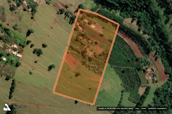 Imagem de satélite de CHÁCARA SANTA IZABEL em RIBEIRÃO CLARO - PR