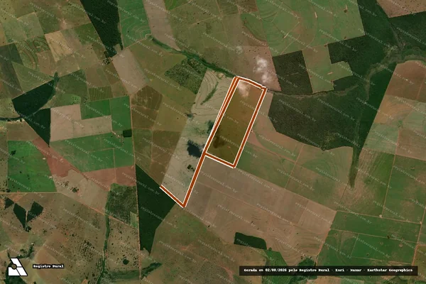 Imagem de satélite de Fazenda Sa o Joao em JUTI - MS