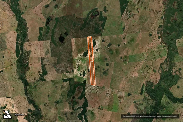 Imagem de satélite de Fazenda Santa Martha 05 em RIO VERDE DE MATO GROSSO - MS
