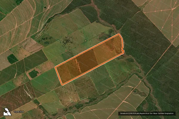 Imagem de satélite de Fazenda Sao Judas Tadeu em NOVO HORIZONTE DO SUL - MS