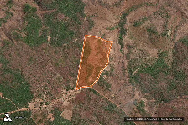 Imagem de satélite de CHAPADA DO MOCAMBO em SÃO FÉLIX DO PIAUÍ - PI