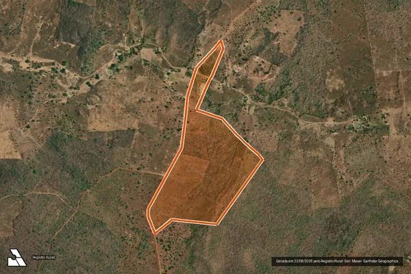 Imagem de satélite de BARREIRO BRANCO em SEBASTIÃO BARROS - PI