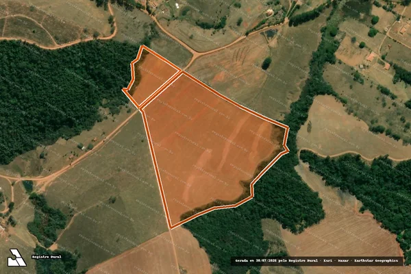 Imagem de satélite de FAZENDA CAFEZAL em BOTELHOS - MG