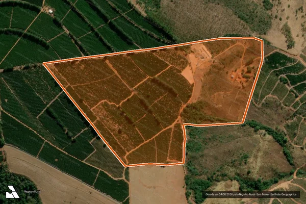 Imagem de satélite de FAZENDA BARREIRO em CAMPOS ALTOS - MG