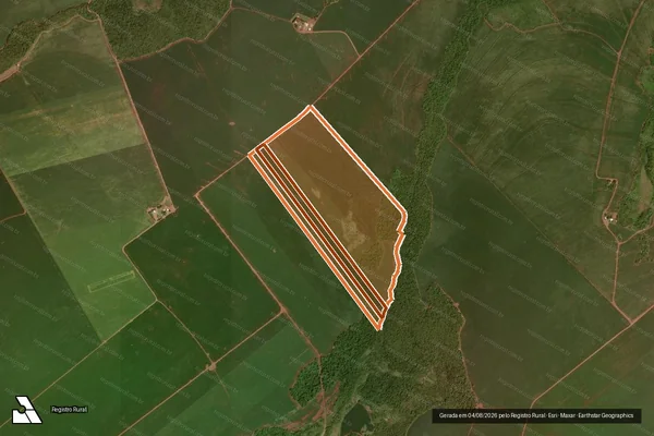 Imagem de satélite de Fazenda Dois Poderes em ARAL MOREIRA - MS