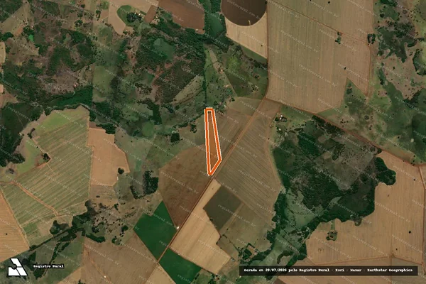 Imagem de satélite de Sitio Nossa Senhora Aparecida em ACREÚNA - GO