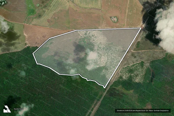 Imagem de satélite de Fazenda Rancho Dos Braids em BONFIM - RR