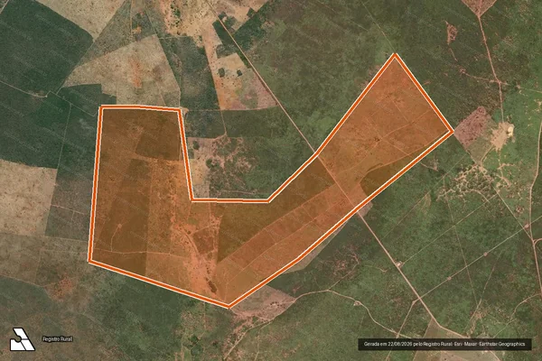 Imagem de satélite de Fazenda Malvinas E Santo Antonio em CAMPO FORMOSO - BA