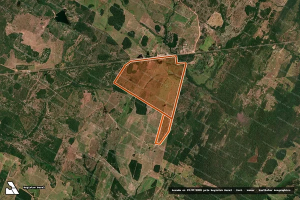 Imagem de satélite de Fazenda Carga Pessada em POCONÉ - MT