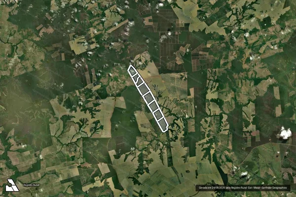 Imagem de satélite de FAZENDA BOA SORTE II em BOM JARDIM - MA