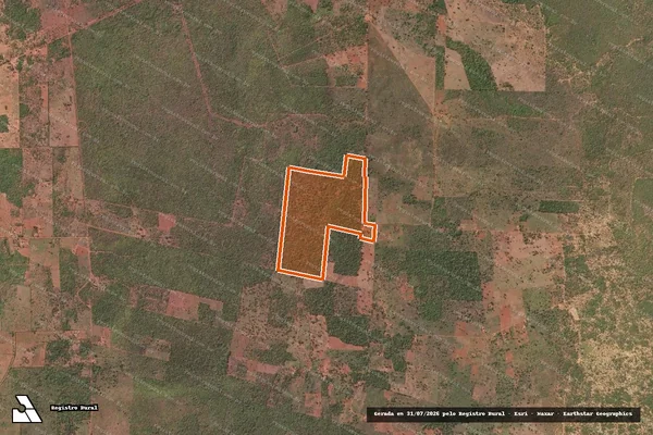 Imagem de satélite de Fazenda JARDIM das Aroeiras em Nova Redenção - BA