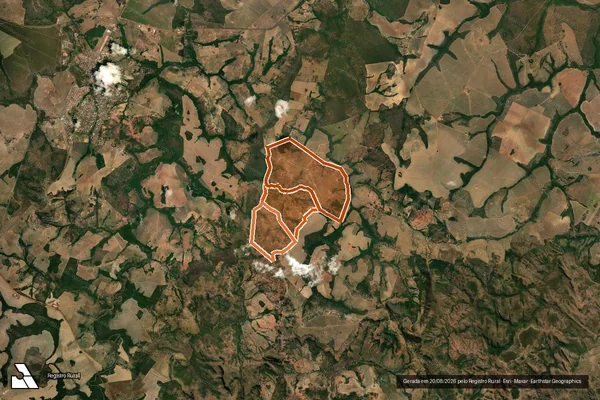 Imagem de satélite de FAZENDA BOA VISTA E TORRES em CAIAPÔNIA - GO