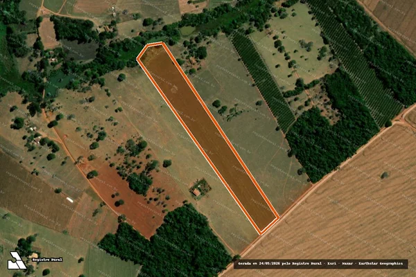 Imagem de satélite de FAZENDA SABIA em ITAUÇU - GO