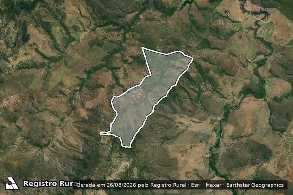 Imagem de satélite de FAZENDA SANTA CATARINA em JOAÍMA - MG