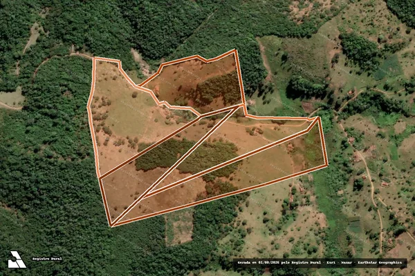 Imagem de satélite de FAZENDA MUNDO NOVO em JOAÍMA - MG
