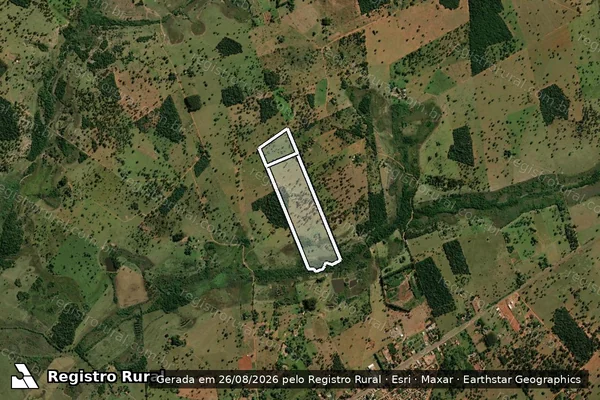 Imagem de satélite de Chacara Galileia em GUIA LOPES DA LAGUNA - MS