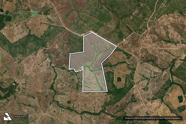 Imagem de satélite de Fazenda Soberbo em CRIXÁS - GO