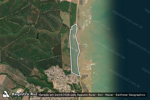 Imagem de satélite de Sitio Sonho Meu em SERRA - ES