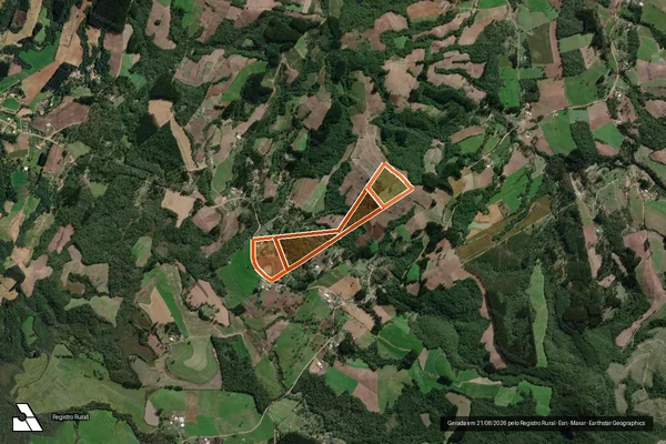 Imagem de satélite de Sitio Das Palmeiras em IRINEÓPOLIS - SC