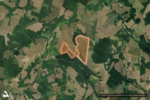 Imagem de satélite de FAZENDA GREIN I em MAFRA - SC