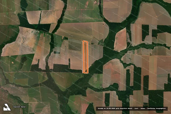 Imagem de satélite de FAZENDA SÃO NICOLAU - LOTE 11 em CEREJEIRAS - RO