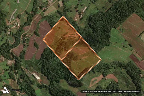 Imagem de satélite de COLONIA DO COQUEIRO em IRANI - SC