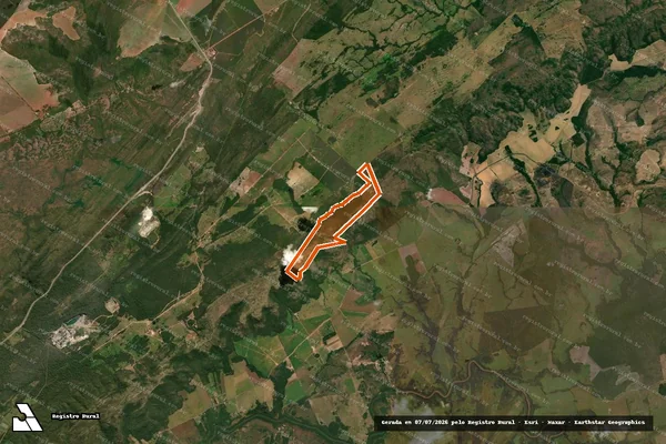 Imagem de satélite de FAZENDA FLÔR DA SERRA em NOBRES - MT