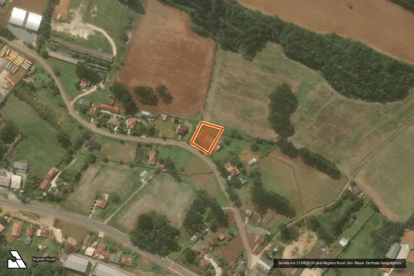Imagem de satélite de CHACARA SANTA TEREZINHA em CAMPO MAGRO - PR