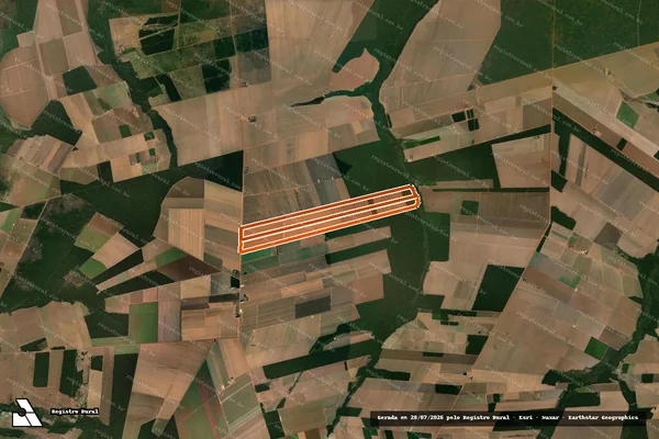 Imagem de satélite de Fazenda Rosela em GAÚCHA DO NORTE - MT